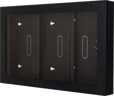 Support mural TV KIMEX Caisson mural avec vitre pour écran 55" Support mural TV KIMEX Caisson mural avec vitre pour écran 55"