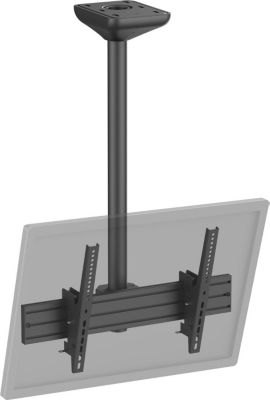 Support plafond TV KIMEX 1 TV 43''- 55'' Hauteur 100 cm, noir