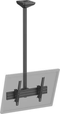 Support plafond TV KIMEX 1 TV 43''- 75'' Hauteur 150 cm, noir