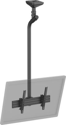 Support plafond TV KIMEX 1 TV 43''- 75'' Hauteur 175 cm, noir