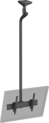 Support plafond TV KIMEX 1 TV 43''- 75'' Hauteur 225 cm, noir