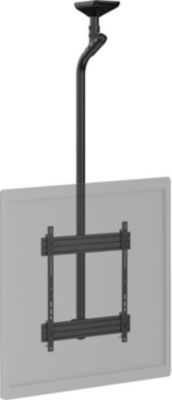 Support plafond TV KIMEX 1 TV portrait 65- 75'', Haut 225cm, noir Support plafond TV KIMEX 1 TV portrait 65- 75'', Haut 225cm, noir