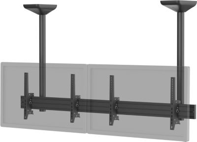 Support plafond TV KIMEX 2 TV 45''- 55'' Hauteur 100 cm, noir Support plafond TV KIMEX 2 TV 45''- 55'' Hauteur 100 cm, noir