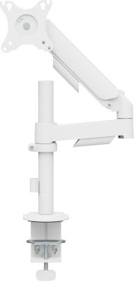 Pied TV KIMEX Support écran PC 17-32", avec mât, Blanc