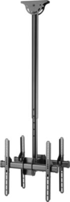 Support plafond TV KIMEX plafond  2 TV 32"-75"- Hauteur 106-156cm