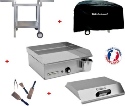 Plancha électrique PLANCHAELEC Pack NEO E420  + Chariot + accessoires