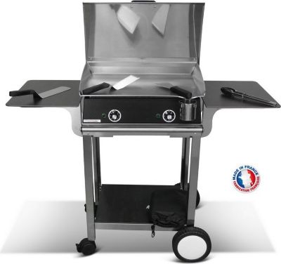 Plancha électrique PLANCHAELEC Pack LUX 600 CARBON - CHARIOT RIVOLI Plancha électrique PLANCHAELEC Pack LUX 600 CARBON - CHARIOT RIVOLI