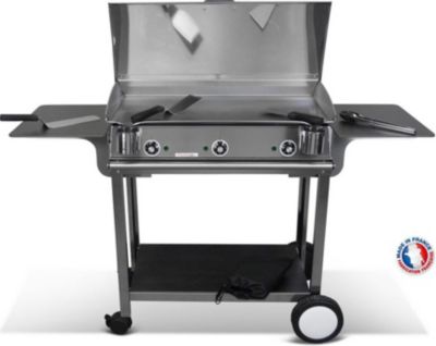Plancha électrique PLANCHAELEC Pack LUX 830 INOX - CHARIOT RIVOLI Plancha électrique PLANCHAELEC Pack LUX 830 INOX - CHARIOT RIVOLI