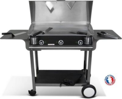 Plancha électrique PLANCHAELEC Pack LUX 830 CARBON - CHARIOT RIVOLI