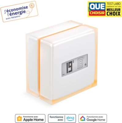 Thermostat connecté NETATMO sur chaudière fioul dans nouvelle