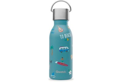 Bouteille isotherme QWETCH isotherme inox Kids Honolulu Bleu 350 ml