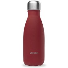 Bouteille isotherme QWETCH Granite rouge piment 260 ml