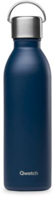 Bouteille isotherme QWETCH isotherme ACTIVE Matt Bleu marine 600ml