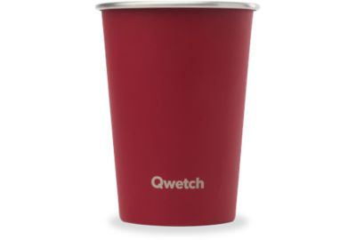 Gobelet QWETCH inox ONE Granite Rouge 300ml