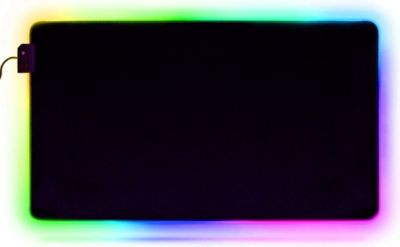 Tapis de souris GENERIQUE Tapis de souris gamer XL LED RGB