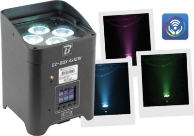 Jeu de lumières BOOMTONEDJ EZ-BOX 4x15W