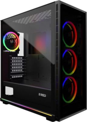 Boitier PC MRED BLACK DESTROYER Glass-G