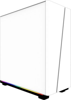 BOITIER PC M.RED WHITE DESTROYER Glass-G ARGB MT/ATX – Clean informatique