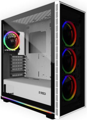 Boitier PC MRED WHITE DESTROYER Glass-G