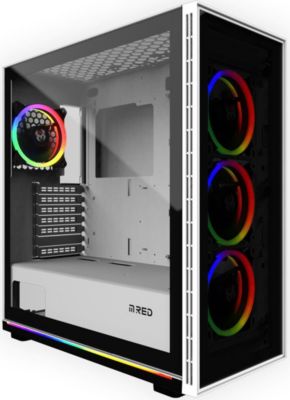 Boitier PC MRED WHITE DESTROYER Glass-G