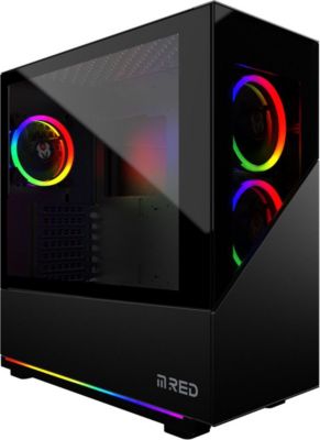 Boitier PC 1CONTROL SOLO Boitier Moyen Tour ATX M.Red Death Rainb