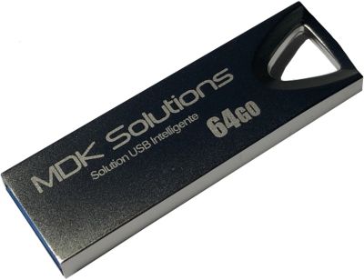 Clé USB sécurisée MDK SOLUTIONS Mac/PC chiffrement et Disque Virtuel