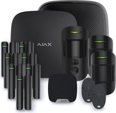 Alarme AJAX SYSTEMS Alarme maison Ajax Hub 2 Noir - Kit 7