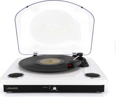 Platine vinyle LEDWOOD LD-ROUND300-WHI