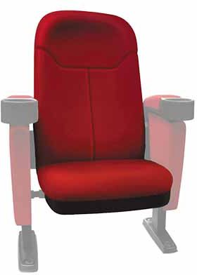 Fauteuil cinéma LUMENE Dossier et assise