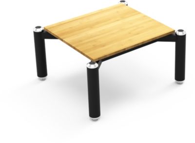 Meuble Hifi NORSTONE Spider 3 noir / bambou Meuble Hifi NORSTONE Spider 3 noir / bambou