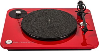 Platine vinyle ELIPSON Chroma 400 RIAA Rouge laqué