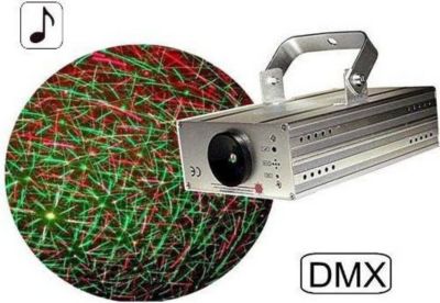 Jeu de lumières DISCO PRO Laser vert 40 mW+rouge 80 mW DMX