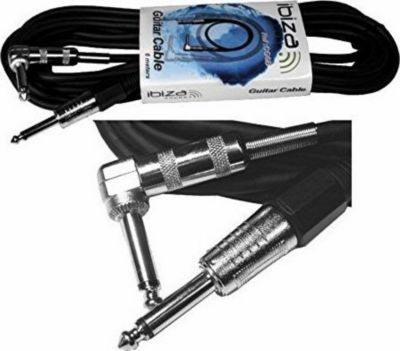 IBIZA Câble guitare Jack 6,35 mâle/mâle Mono 6