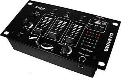 Table de mixage IBIZA DJ-21USB + Usb