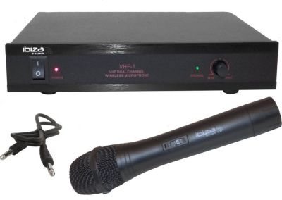 Micro IBIZA Micro sans fil 2 canaux IBIZA SOUND VHF1