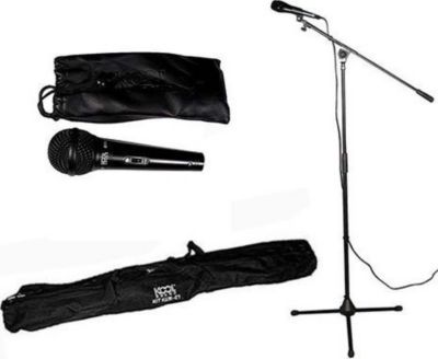 Micro KOOL SOUND Kit pied + Micro + sac KMS-07 NOIR