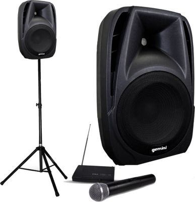 Pack sono GEMINI Enceinte amplif 300W, mic,Bar Animations Pack sono GEMINI Enceinte amplif 300W, mic,Bar Animations