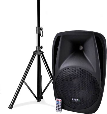 Enceinte sono IBIZA Enceinte Dj acti 8"/20CM 150W USB/SD/BT