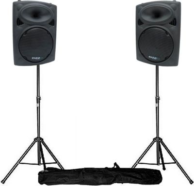 Enceinte passive - Ibiza Sound XTK12 -12/30cm - 500W - en ABS moulé -  Puissance 250W RMS