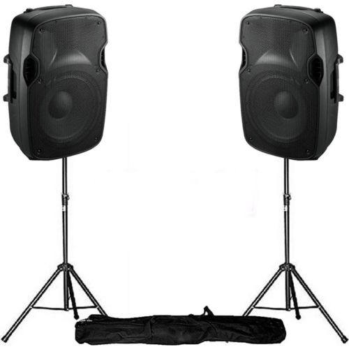 Enceintes, baffle et amplis DJ Ibiza Sound Pack sono portable Enceinte  amplifiée 150W, BT 8 micro