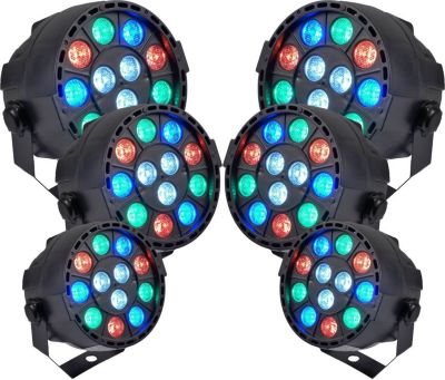 Jeu de lumières IBIZA Pack Light PROJECTEURS IBIZA A LED 6 PAR
