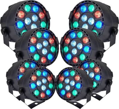 Jeu de lumières IBIZA Pack Light PROJECTEURS IBIZA A LED 8 PAR