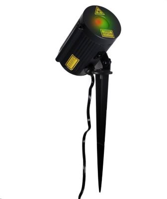 Jeu de lumières BEAMZ Laser d'exté Rouge/Vert effet étoilé