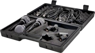 Micro SOUNDLAB Kit de 3 Microphones Dynamiques Soundlab