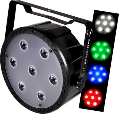 Jeu de lumières FLASH Jeu lumière LED 64 RGBW 7x10W 4en1 DMX