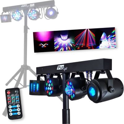 Jeu de lumières PUR LIGHT Portique + 4 effets lumière PAR/ASTRO/BE