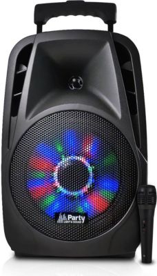 Enceinte sono PARTY LIGHT&SOUND Enceinte portable 8"/20cm 300W à LED RVB