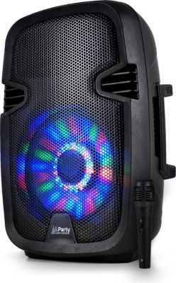 Enceinte sono PARTY LIGHT&SOUND Enceinte 8"300W LED RVB USB/BT/FM/SD/MIC