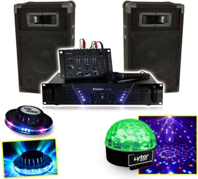 Pack sono IBIZA IBIZA DJ-300 Kit de sonorisation DISCO 4