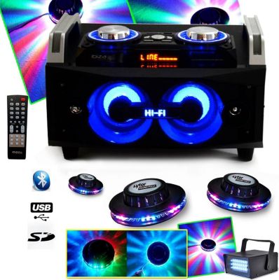 Pack sono IBIZA Système portable 120W USB SD FM Bluetoot